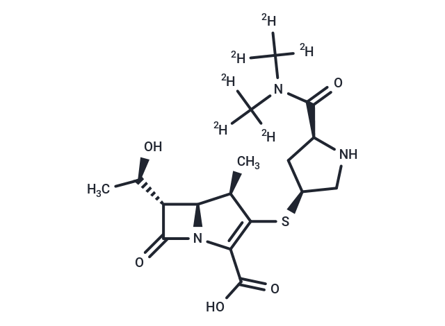 Meropenem-d6 Chemical Structure