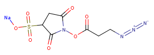 3-Azidopropionic Acid Sulfo-NHS Ester Chemical Structure