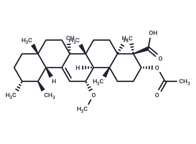 TargetMol Chemical Structure Acetyl 11α-methoxy-β-boswellic Acid