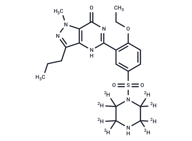 N-Desmethyl Sildenafil-d8 Chemical Structure