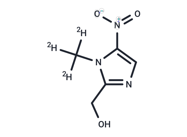 Hydroxy Dimetridazole-d3 Chemical Structure