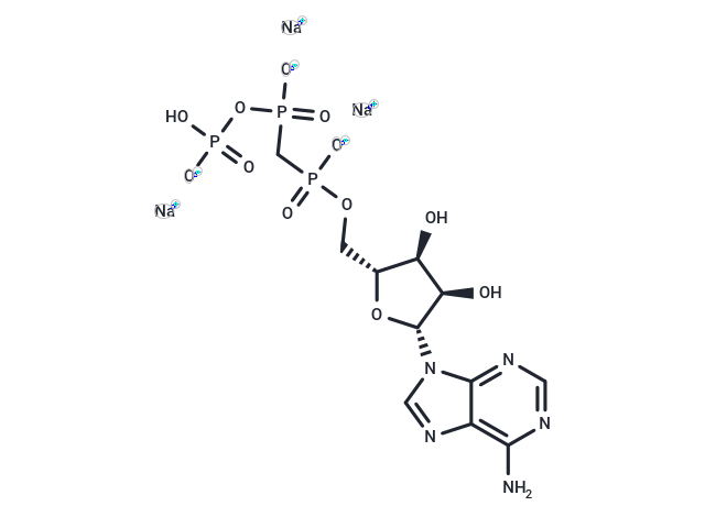α,β-Methylene ATP trisodium Chemical Structure