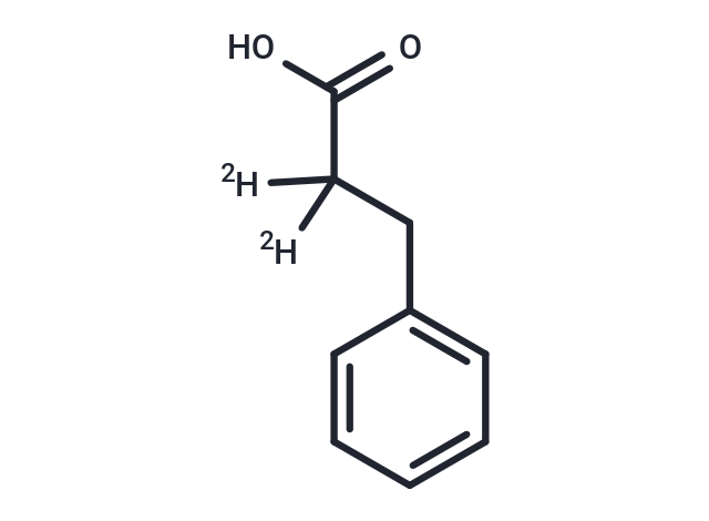 TargetMol Chemical Structure 3-phenylpropanoic-2,2-d2 acid