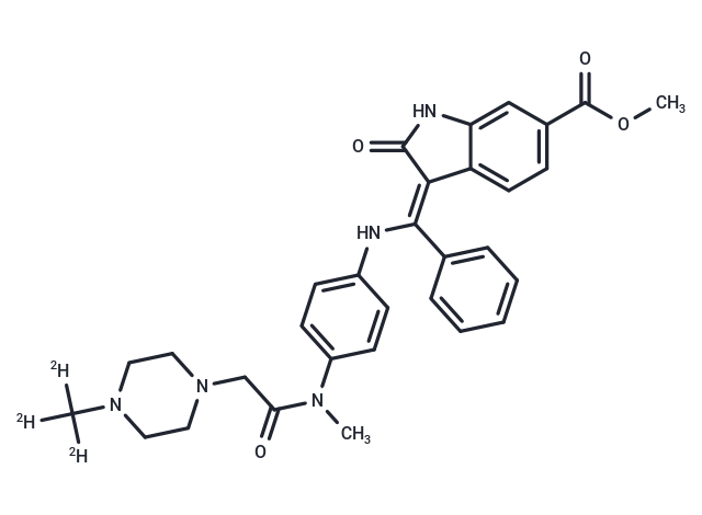 TargetMol Chemical Structure Nintedanib-13C-d3