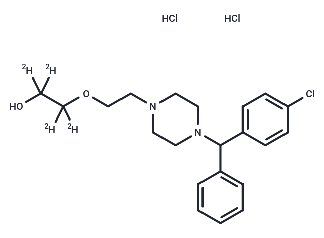 Hydroxyzine dihydrochloride-d4 Chemical Structure