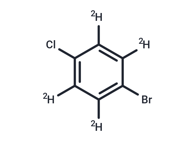 4-Bromochlorobenzene-d4 Chemical Structure
