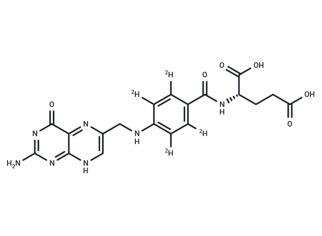 Folic Acid-d4 Chemical Structure