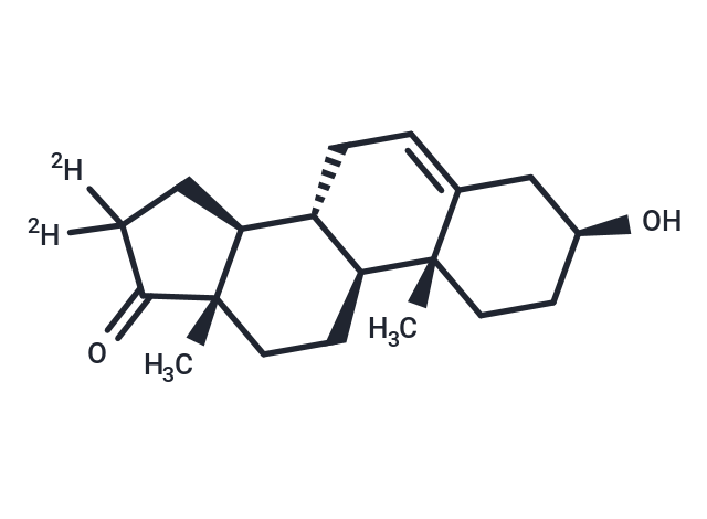 Dehydroepiandrosterone-d2 Chemical Structure