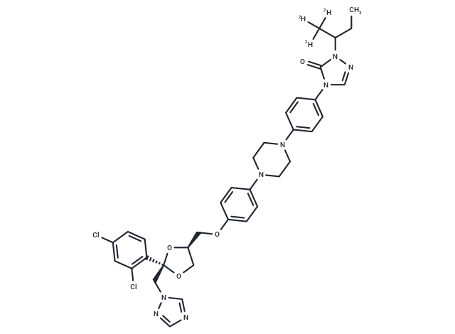 Itraconazole-d3 Chemical Structure