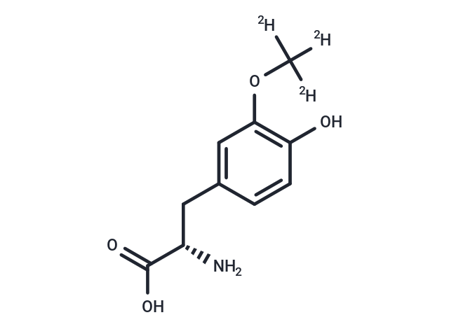 TargetMol Chemical Structure 3-O-Methyldopa-d3