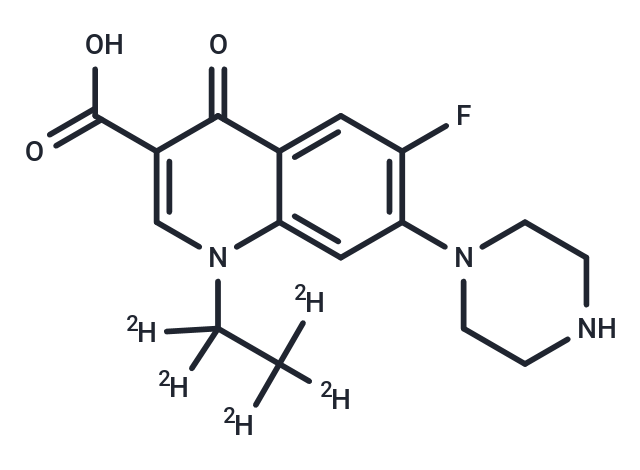 Norfloxacin-d5 Chemical Structure