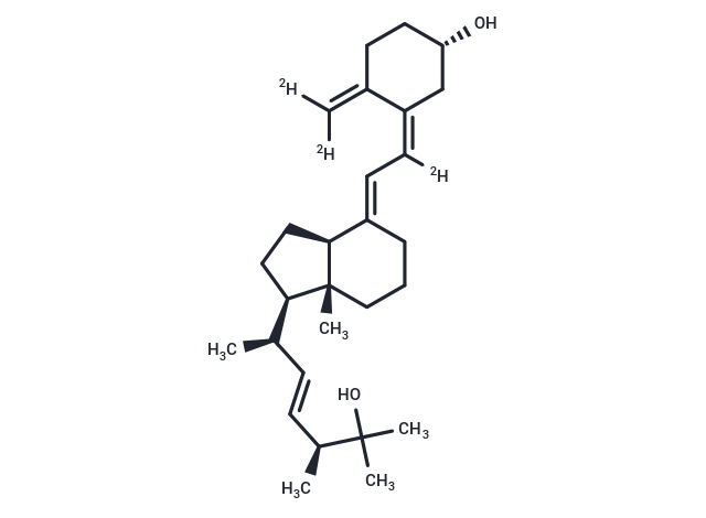 25-Hydroxy vitamin D2-d3 Chemical Structure