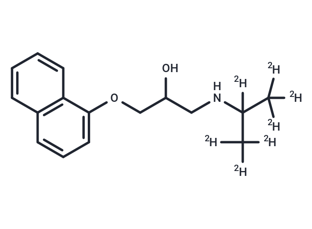 rac-Propranolol-d7 Chemical Structure