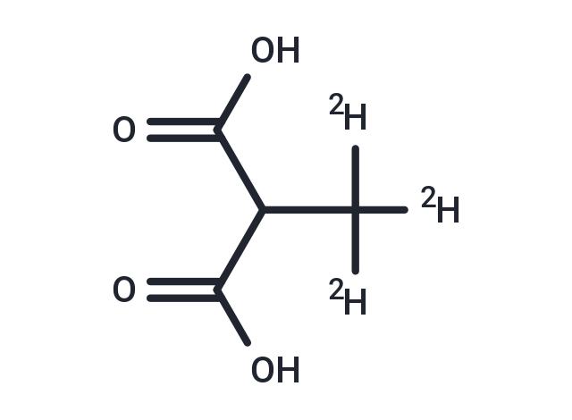 2-Methylpropanedioic acid-d3 Chemical Structure