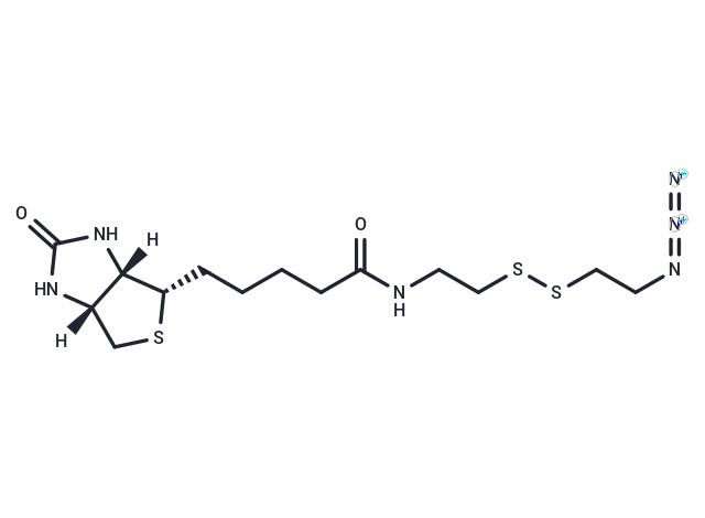 TargetMol Chemical Structure Azide-C2-SS-C2-biotin