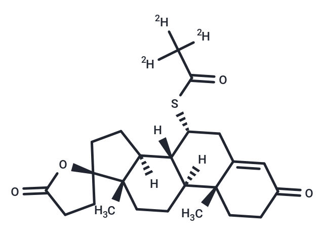 Spironolactone-d3 Chemical Structure