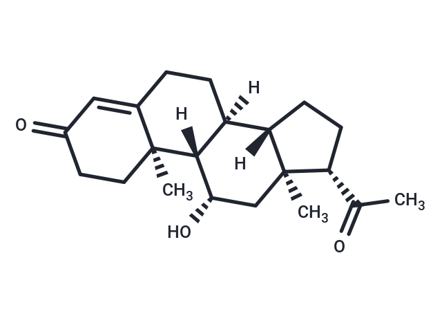 TargetMol Chemical Structure 11Beta-hydroxyprogesterone