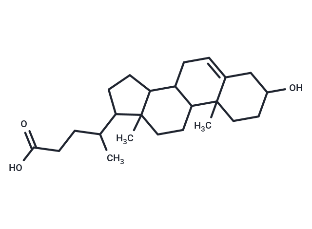 3b-Hydroxy-5-cholenoic acid Chemical Structure