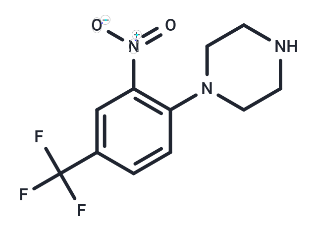 N-[2-nitro-4-(trifluoromethyl)phenyl]piperazine Chemical Structure