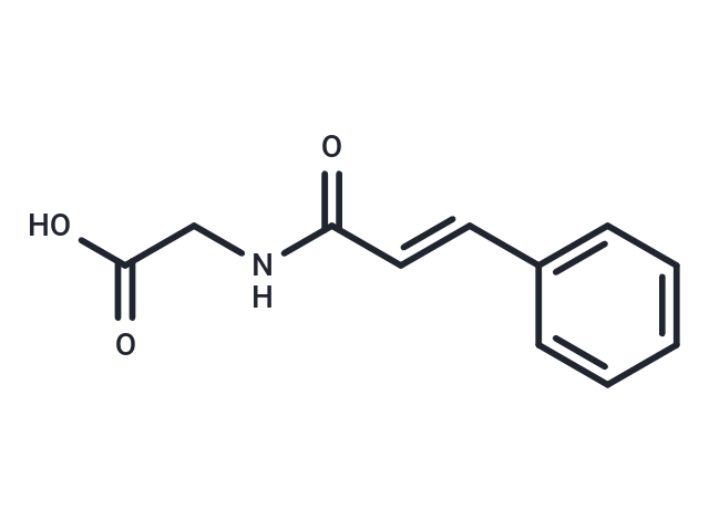 Cinnamoylglycine Chemical Structure