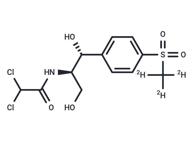 Thiamphenicol-Methyl-d3 Chemical Structure