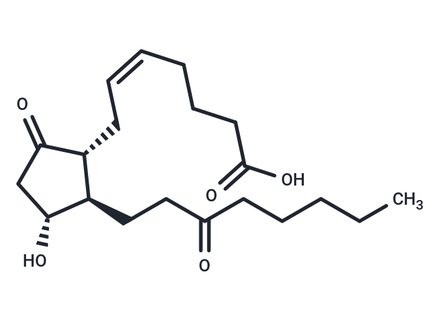 13,14-dihydro-15-keto Prostaglandin E2 Chemical Structure
