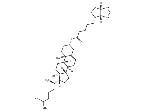 Biotin-cholesterol Chemical Structure