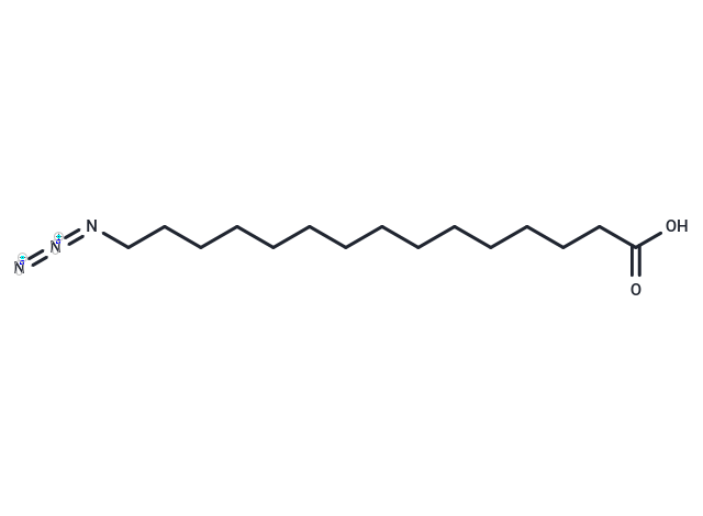 15-Azido-pentadecanoic acid Chemical Structure