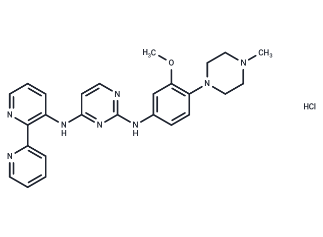 Itacnosertib (hydrocholide) Chemical Structure
