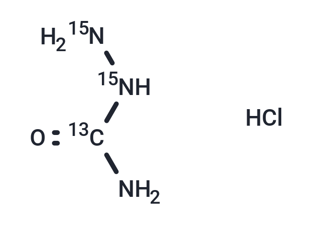 TargetMol Chemical Structure Semicarbazide-13C-15N2 Hydrochloride