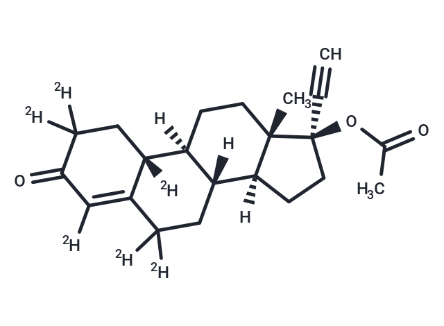 Norethindrone Acetate-2,2,4,6,6,10-d6 Chemical Structure