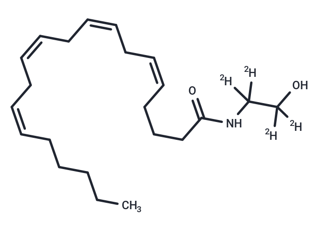 Arachidonoyl Ethanolamide-d4 Chemical Structure