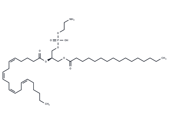 1-Palmitoyl-2-Arachidonoyl-sn-glycero-3-PE Chemical Structure