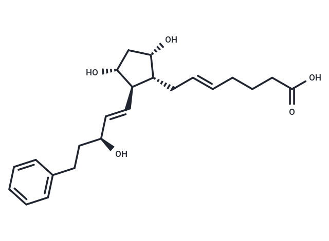 5-trans-17-phenyl trinor Prostaglandin F2α Chemical Structure