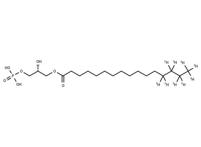 1-Palmitoyl-d9-2-hydroxy-sn-glycero-3-PA Chemical Structure