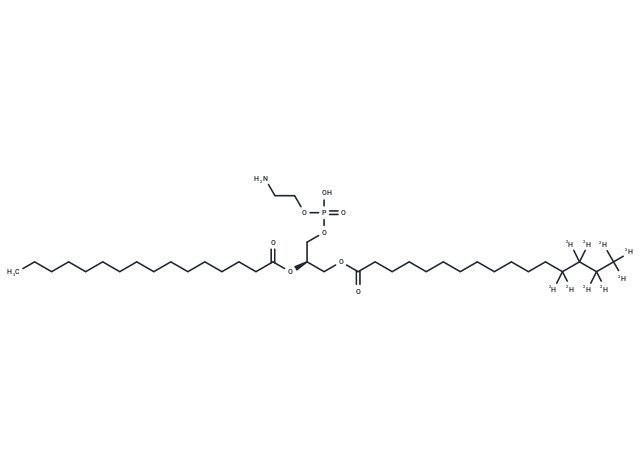 1-Palmitoyl-d9-2-Palmitoyl-sn-glycero-3-PE Chemical Structure