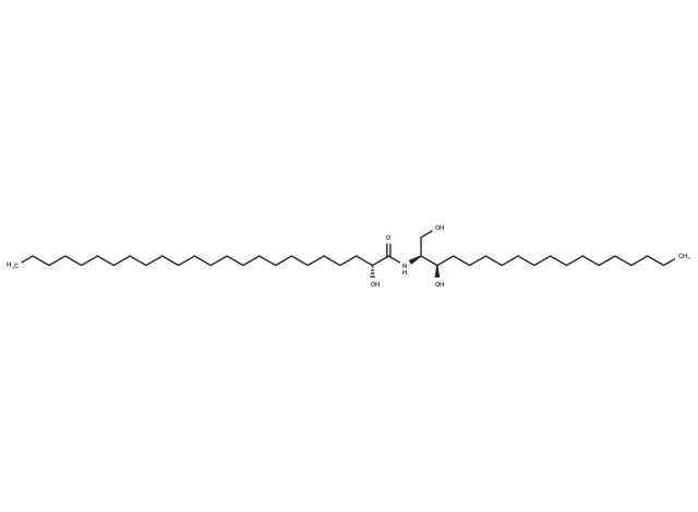 C24 (2'(R)-hydroxy) dihydro Ceramide (d18:0/24:0) Chemical Structure