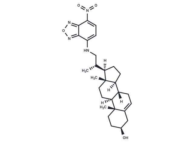 22-NBD Cholesterol Chemical Structure