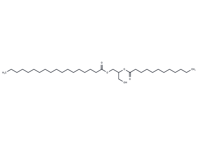 1-Stearoyl-2-Lauroyl-rac-glycerol Chemical Structure