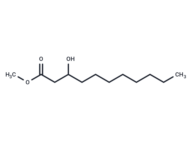 3-hydroxy Undecanoic Acid methyl ester Chemical Structure