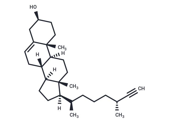 27-alkyne Cholesterol Chemical Structure
