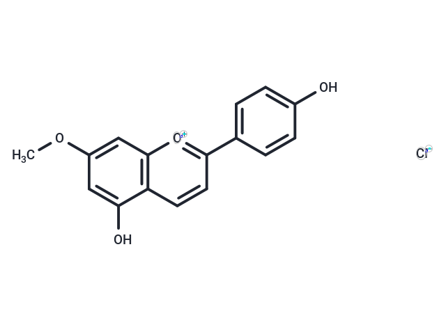 7-methoxy Apigeninidin chloride Chemical Structure