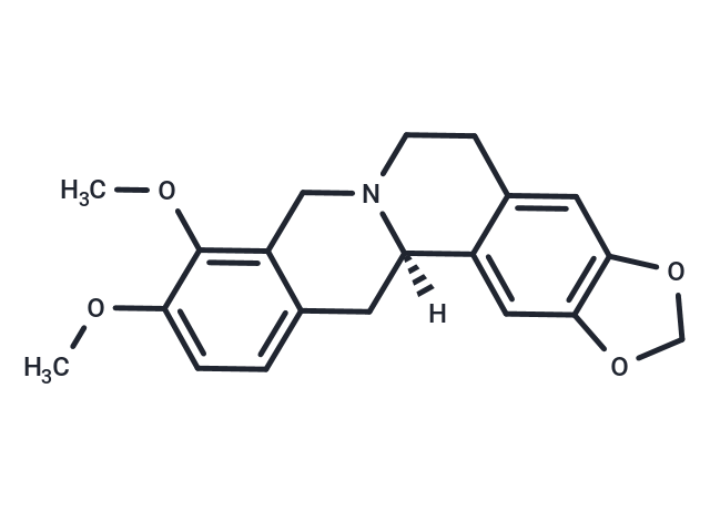 (R)-(+)-Tetrahydroberberine Chemical Structure