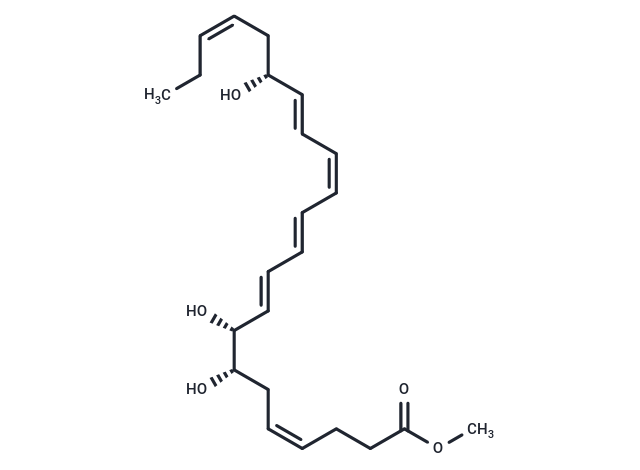 17(R)-Resolvin D1 methyl ester Chemical Structure