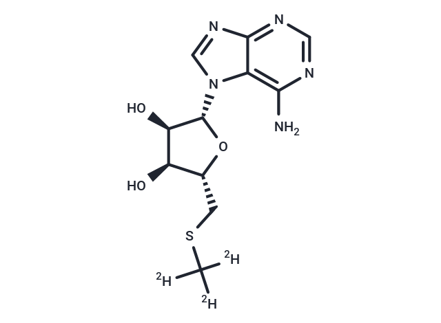 5'-Deoxy-5'-methylthioadenosine-d3 Chemical Structure
