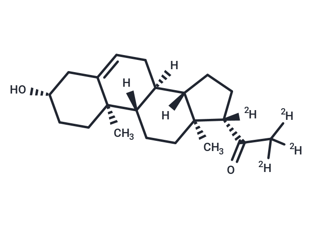 Pregnenolone-d4 Chemical Structure