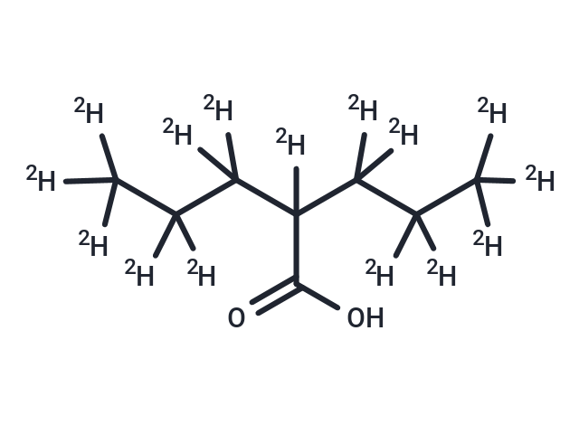 Valproic Acid-d15 Chemical Structure