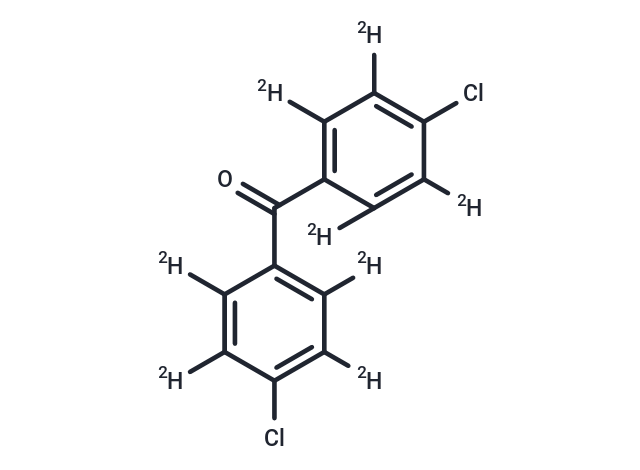 4,4'-Dichlorobenzophenone-d8 Chemical Structure