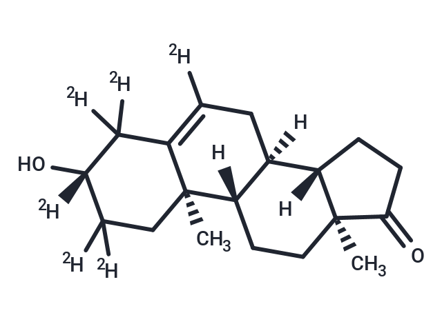 Dehydroepiandrosterone-2,2,3,4,4,6-d6 Chemical Structure
