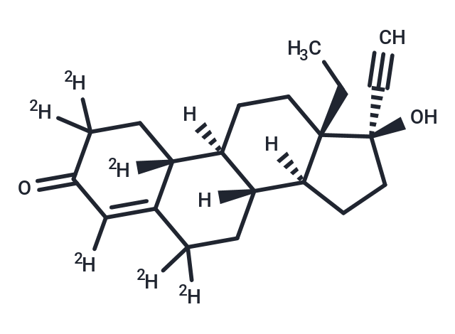 Levonorgestrel-d6 Chemical Structure